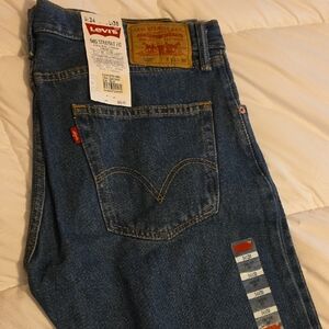 Levi's Classic Blue Slim Straight Jeans